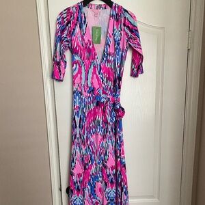 LILLY PULITZER MARVISTA MAXI WRAP SMALL S
